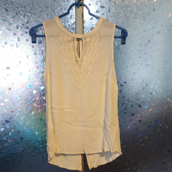 Chic White Lace Detail Blouse - Picture 8 of 14